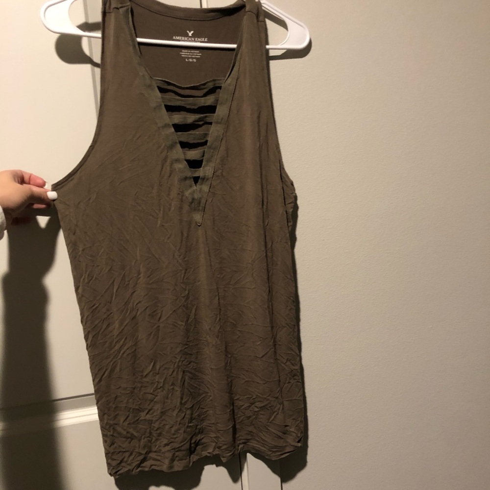 American Eagle strapy front tank